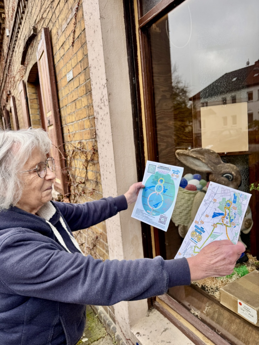 Unterstützung durch Frau Synnatzschke aus Sandersdorf